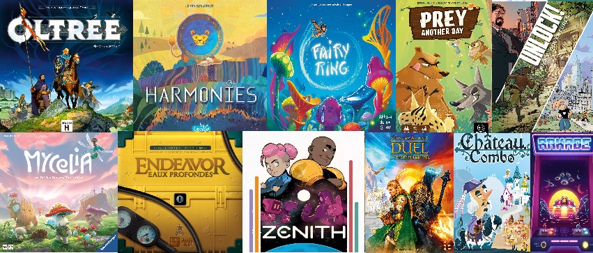 Exemples de jeux récents disponibles dans notre ludothèque